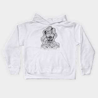 CREEPY GIRL Kids Hoodie